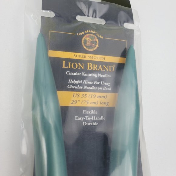 New Lion Brand Circular Knitting Needles Size US 35 (19 mm) 29" (75 cm) Long - Picture 4 of 7